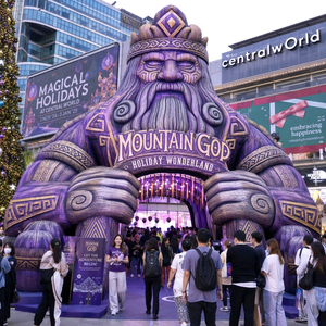Best Inflatable Stage Decoration Inflatable Mountain God Stage Inflatable Sculpture Booth Stage - Product Image 2