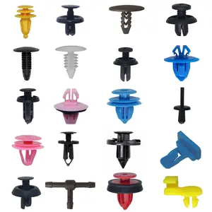 Plastic Push-Type Retainer Clips Fastener Automotive Clip Assortment Most Popular Sizes Nylon Bumper Fender Rivets Bumper Kit