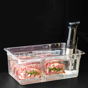 Kit de accesorios Sous Vide de 12 cuartos de galón sin BPA, funda completa para tapa de contenedor, incluye libro de cocina, para servicios de restaurante y hotel - Product Image 1