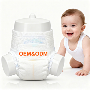 Échantillon gratuit, prix bas, couches pour bébés bio coréennes de marque personnalisée, couches pour nouveau-nés, couches en gros, couches pour bébés en vente - Product Image 1