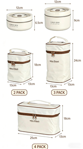 กล่องข้าวเด็กแบบปรับแต่งได้ วัสดุสแตนเลส 304 ป้องกันการรั่วซึม ใช้กับไมโครเวฟได้ ฝาพลาสติกปลอดสาร BPA พร้อมโลโก้สั่งทำพิเศษ - Product Image 5