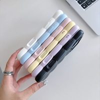 Coque de protection souple en TPU 3D effet grille, couleur bonbon, directement de l'usine, pour iPhone 15 16 17 18 Pro Max
