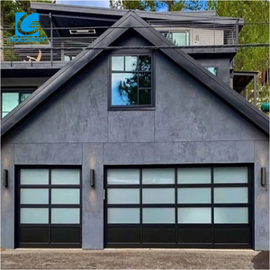 Nouvelle <span class=keywords><strong>porte</strong></span> <span class=keywords><strong>de</strong></span> <span class=keywords><strong>garage</strong></span> sectionnelle en verre dépoli sur mesure pour villa à prix abordable - Product Image 2