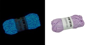 Vòng thủ công kéo sợi <span class=keywords><strong>Polyester</strong></span> dạ quang để Đan Áo len phát sáng chiếc khăn và nhiều hơn nữa - Product Image 4