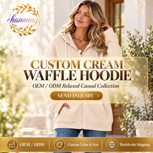Felpe con Zip Integrale <span class=keywords><strong>da</strong></span> <span class=keywords><strong>Donna</strong></span> in Maglia Waffle a Maniche Lunghe con Tasca, Ideali per l'Uso Quotidiano a <span class=keywords><strong>Casa</strong></span> in Autunno - Product Image 6