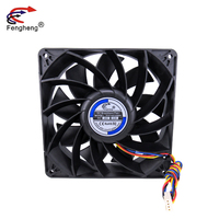 Ventilateur de refroidissement CC 12V 24V Ventilateur CC 14038 140x140x38mm 4 broches PWM Ventilateur en plastique étanche Refroidissement par air 140mm
