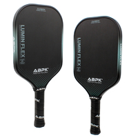 Raquette de pickleball ABPK Lumin Flex approuvée par l'USAPA, carbone forgé, noyau en mousse, 16 mm, temps de frappe long, haute rotation.