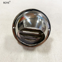 304 capot en acier inoxydable couvercle de pluie évent 201 sortie d'air pour hotte de cuisine tuyau d'échappement de fumée bureau extérieur mur couverture de pluie évent