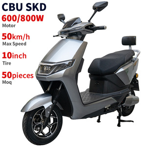 Moto électrique CKD SKD 10 pouces au design élégant et personnalisé, 600/800W, vitesse 50 km/h, cyclomoteur électrique avec batterie amovible - Product Image 2