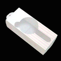 Boîte en plastique pliable transparente en PVC avec crochets, boîte d'emballage imprimée recyclable pour usage industriel, écologique