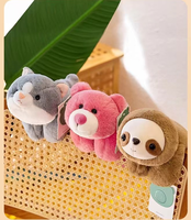 Jouets en peluche Capybara Kawaii et moelleux, bracelet en coton doux avec rembourrage en PP, bracelet à claquer mignon, animal en peluche Capybara