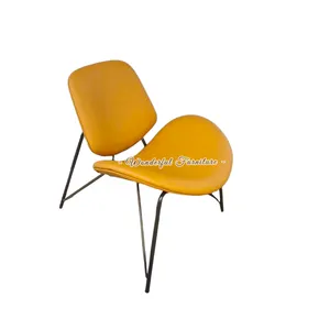 Beauty Fashion Chair New Design Modern Leather Metal Leisure Chair