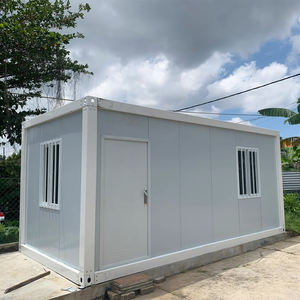บ้านตู้คอนเทนเนอร์พร้อมพลังงานแสงอาทิตย์พับได้40ft 2ห้องนอนบ้านแบบพกพา - Product Image 3