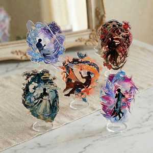 OEM ODM Anime Love and Deepspace – <span class=keywords><strong>D</strong></span>écoration artistique en acrylique, 5 designs uniques, figurine <span class=keywords><strong>d</strong></span>écorative transparente en acrylique - Product Image 1