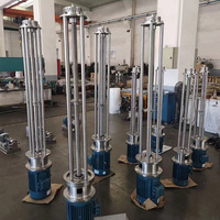 Mélangeur cosmétique pneumatique/électrique à cisaillement élevé Kinding, pompe homogénéisatrice émulsifiante en SUS316L pour applications chimiques et cosmétiques