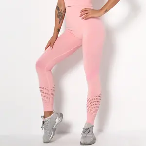 Commercio all'ingrosso di Yoga Personalizzato Leggings di Colore Solido Usura di Ginnastica Delle Donne di Forma Fisica di Yoga Pantaloni