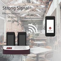 Vente en gros JIANTAO CNJT-916BD Pager d'appel sans fil multifonctionnel avec écran LED, portée 150m, 433MHz, pour restaurants et hôpitaux