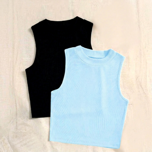 เสื้อผ้าขายส่งสำหรับวัยรุ่น สวมใส่ได้ทุกวัน ดีไซน์ทันสมัยสำหรับฤดูร้อน ทรงเข้ารูป กระชับรูปร่าง เหมาะสำหรับใส่ลำลอง คุณภาพดีแต่ดูหรูหรา - Product Image 1