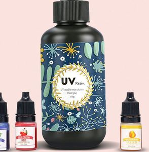 Professional UV Resin Craft <b>Kit</b> Hard Crystal Clear Epoxy Jewelry Making Fast Curing Silicone <b>Molds</b> Keychain Model - Product Image 6