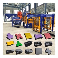 Chaîne de production complète et entièrement automatique de machines à fabriquer des briques creuses en ciment QT6-15, des pavés et des blocs de béton solides pour usine