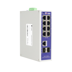 Commutateurs réseau 8 ports L2+ gérés Gigabit 8 POE avec 2 SFP Uplink, commutateur Ethernet industriel pour utilisation avec les caméras IP CCTV - Product Image 2