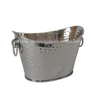 Cubetera para Champán de Diseño Moderno y Lujoso, Estilo Rústico, para Uso en Bares, con Diseño Martillado - Product Image 1