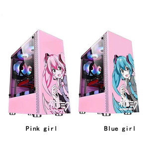 Đầy đủ tháp chơi game trường hợp máy tính với Tempered Glass hỗ trợ Micro ATX Bo mạch chủ dọc loại cho ATX & mATX pcs - Product Image 5