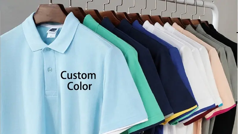 Hoge Kwaliteit Custom Ademend Leeg Geborduurd Gedrukt Plain Golf Sublimatie Katoen Polo Shirts