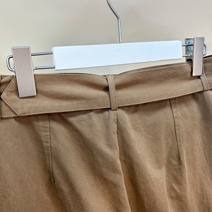 กางเกงคาร์โก้ผู้หญิงเอวยางยืดเป็นมิตรกับสิ่งแวดล้อมกางเกงขากว้างแฟชั่นใหม่กระเป๋าข้างถนนผ้าฝ้ายโอเวอร์ไซส์ลำลองทรงตรง - Product Image 6