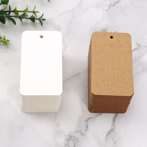 Kraft Paper Blank Hanging Tags 4x7cm with Rounded Corners for Clothing Labels, Bakery Gift Packaging and DIY Projects - Product Image 4