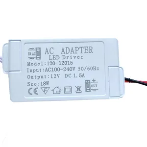 Pilote led extérieur 12v, pilote de pilote 12V, 12W 1a 12V 24W 2a 12V 36W ac 220 à 12v, transformateur d'éclairage à tension constante