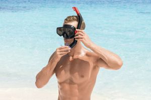 Bestway หน้ากากดำน้ำ24071แบบไร้กรอบเลนส์เดี่ยวสำหรับกีฬาทางน้ำ - Product Image 2