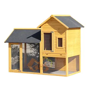 Outdoor Wooden Rabbit Hutch Rabbit Breeding Cage