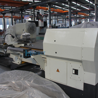 Tour à fileter horizontal robuste Q1327 pour tuyaux de grande diamètre, alésage de broche 280 mm, lit oscillant 1000 mm, 22 kW, pour le filetage de tuyaux de champ pétrolier