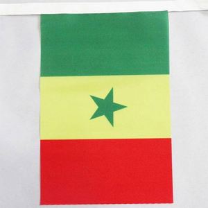 Manufacturer Direct Wholesale Africa Countries Senegal Senegalese String Mini Rectangle <b>Flags</b> for Country Decor - Product Image 2