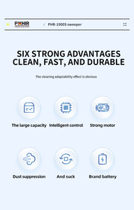 Nettoyeur de <span class=keywords><strong>sol</strong></span> routier d'usine alimenté par batterie grand réservoir de récupération aspiration industrielle automatique balayeuse de <span class=keywords><strong>sol</strong></span> Machine - Product Image 5