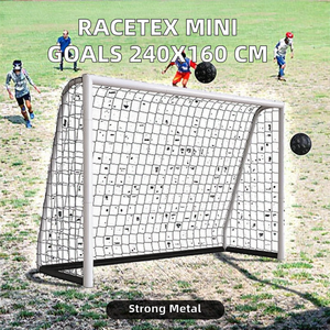 Mini but <span class=keywords><strong>de</strong></span> football pliable en métal blanc, durable et portable - Product Image 2