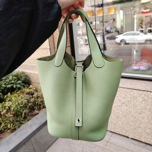 <span class=keywords><strong>Borsa</strong></span> a secchiello impermeabile con chiusura aperta con motivo a litchi per <span class=keywords><strong>donna</strong></span> 2025 nuova tendenza alla moda di fascia alta, <span class=keywords><strong>piccola</strong></span> e Versatile - Product Image 3