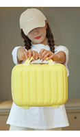 Vente en gros de trousse de maquillage de voyage en PP rigide, nouvelle mode, imperméable, colorée, sac à main unisexe, boîte de rangement pour maquillage avec fermeture éclair