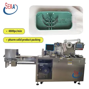 Automatic Mini Small Flat Plate Alu PVC Paper Blister Packing Machine