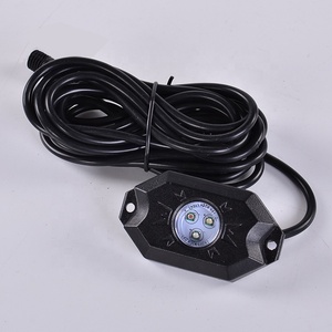 BMF Polaris ATV/UTV Rock Light RGB Dancing LED 9-32V IP68 Étanche Boîtier en aluminium Garantie 12 mois État <span class=keywords><strong>neuf</strong></span> RZR ROAD - Product Image 1