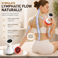 Masseur corporel anti-cellulite rechargeable à écran tactile, appareil de massage multi-aiguilles Gua Sha pour le remodelage et le raffermissement du corps, pour DTC