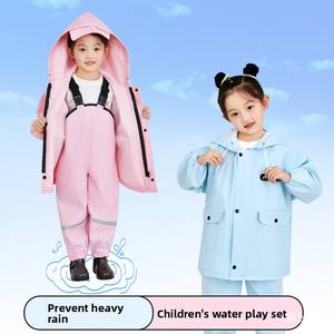 Traje de Pesca Impermeable para Niños, Mono de PVC con Botas Integradas para Pescar y Actividades en la Playa - Product Image 3