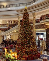 Nouvelles décorations de Noël transfrontalières en rotin, feuillage artificiel réaliste en stock, guirlandes pour Thanksgiving et la Fête des Récoltes
