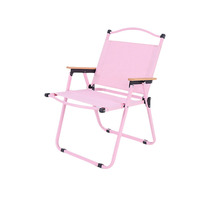 Chaise de camping pliante moderne et colorée en tissu Oxford pour l'extérieur, rose, bleu, vert, ensemble table et chaises de pique-nique Kermit, mobilier d'extérieur