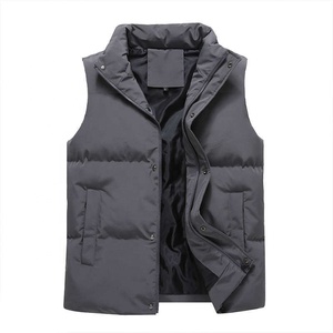 Men's Outwear Hooded Custom Warm Thick Outdoor Winter Coat Quilted Padded Puffer Vest With High Quality Fabric <strong>Lightweight</strong> <strong>Gilet</strong> - Product Image 5