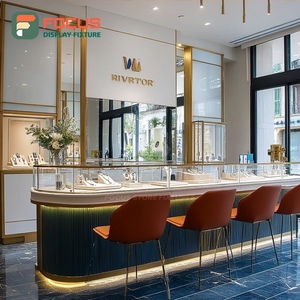High Visibility Jewelry Store Display Furniture Laminated Finish Mall Counter Jewelry Cabinet - Product Image 1