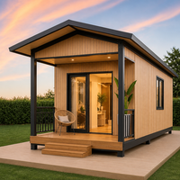 Maison conteneur de luxe modulaire et portable de 20 pieds, avec structure en A, pour habitation, chambre et villa préfabriquée
