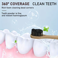 Poudre dentifrice au charbon actif Miswak, extrait naturel de bâton de Miswak, nettoyage doux, haleine fraîche, soin buccal