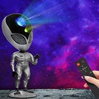 Kinder Spielzeug Geschenk Alien Form Stern Projektor Laser Licht Smart Atmosphere Sky Projektions lampe Mit Sprache Nacherzählen